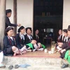 Một buổi sinh hoạt của câu lạc bộ hát Soọng cô tại huyện Tam Đảo, tỉnh Vĩnh Phúc. (Ảnh: Nguyễn Thảo/TTXVN) 