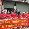 [Photo] Người dân xã Yên Phú hân hoan khi được dỡ bỏ lệnh phong tỏa