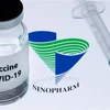 Vắcxin ngừa COVID-19 của hãng Sinopharm. (Nguồn: AFP/TTXVN) 
