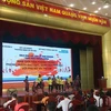 Chương trình 'Tháng hành động vì bình đẳng giới và phòng ngừa ứng phó với bạo lực trên cơ sở giới' được tổ chức tại Quân Đoàn 4, Thành phố Hồ Chí Minh. (Ảnh: Thanh Vũ/TTXVN) 