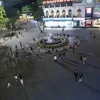 Khu vực Quảng trường Đông Kinh Nghĩa Thục. (Ảnh: Tuấn Đức/TTXVN) 