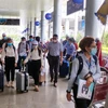 Khách du lịch MICE đến Đà Nẵng vào dịp cuối tuần. (Nguồn: TTXVN phát) 