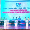 5 đội tranh tài ở vòng chung kết cuộc thi trực tuyến tìm hiểu 90 năm truyền thống vẻ vang của Đoàn Thanh niên cộng sản Hồ Chí Minh. (Nguồn: hanoimoi.com.vn) 