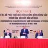 Thủ tướng Nguyễn Xuân Phúc chủ trì Hội nghị lần thứ 3 về phát triển bền vững Đồng bằng Sông Cửu Long thích ứng với biến đổi khí hậu. (Ảnh: Thống Nhất/TTXVN) 