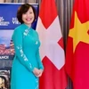 Đại sứ Đặc mệnh toàn quyền Việt Nam tại Thụy Sỹ Lê Linh Lan. (Nguồn: TTXVN phát) 