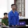 Bị cáo Phạm Văn Sỹ khai nhận hành vi phạm tội tại phiên tòa. (Ảnh: Thanh Hải/TTXVN) 