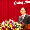 Bí thư Tỉnh ủy, Chủ tịch Hội đồng Nhân dân tỉnh Quảng Ninh Nguyễn Xuân Ký. (Ảnh: Văn Đức/TTXVN) 