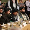 Người đồng sáng lập lực lượng Taliban Mullah Abdul Ghani Baradar tại Hội nghị quốc tế về hòa bình của Afghanistan ở Moskva, Nga ngày 18/3/2021. (Nguồn: AFP/TTXVN) 