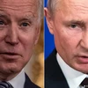 Tổng thống Mỹ Joe Biden và người đồng cấp Nga Vladimir Putin. (Nguồn: AFP) 