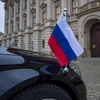 Xe của Đại sứ Nga tại Cộng hòa Séc. (Nguồn: EPA) 