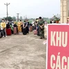 Một khu vực cách ly. (Ảnh: Văn Đạt/TTXVN) 