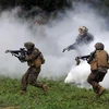 Lực lượng Mỹ trong cuộc tập trận. (Nguồn: AFP/TTXVN) 