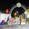 [Photo] Hà Nam: Cách ly xã hội xã Công Lý từ 0 giờ ngày 16/5