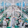 Tổ hợp Nhà máy sản xuất thiết bị điện tử tại Khu công nghệ cao Hòa Lạc (Thạch Thất, Hà Nội) là một trong những nơi sản xuất và thử nghiệm smartphone lớn nhất Việt Nam. (Nguồn: PV/Vietnam+) 