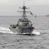 Tàu của Hải quân Mỹ trên Biển Đen. (Nguồn: unian.info) 