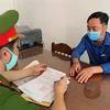 Bị can Nguyễn Văn Quý - nguyên Phó trưởng phòng Phòng Văn hóa thông tin thị xã Hương Trà. (Nguồn: congan.com.vn) 