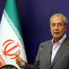 Người phát ngôn Chính phủ Iran Ali Rabiei phát biểu tại một cuộc họp báo ở Tehran. (Nguồn: AFP/TTXVN) 