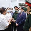 Hình ảnh Chủ tịch Quốc hội thăm, làm việc tại Học viện Quân y