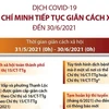 [Infographics] TP Hồ Chí Minh tiếp tục giãn cách xã hội đến 30/6