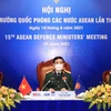Thượng tướng Phan Văn Giang, Bộ trưởng Bộ Quốc phòng tham dự Hội nghị Bộ trưởng Quốc phòng các nước ASEAN lần thứ 15. (Ảnh: Trọng Đức/TTXVN) 
