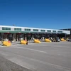 Cửa khẩu biên giới Canada-Mỹ tại Lansdowne, Ontario (Canada) đóng cửa đối với hoạt động đi lại không thiết yếu do dịch COVID-19, ngày 22/3/2020. (Ảnh: AFP/TTXVN) 