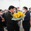 Tổng Bí thư, Chủ tịch nước Lào kết thúc tốt đẹp chuyến thăm Việt Nam
