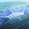 Sơ đồ Dự án đầu tư xây dựng Cảng hàng không quốc tế Long Thành giai đoạn 1. (Ảnh: Thống Nhất/TTXVN) 