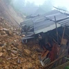 Mưa lớn làm sạt lở đất vào nhà một hộ dân ở thôn Suối Giao, xã Xà Hồ, huyện Trạm Tấu (tỉnh Yên Bái) vào tháng 8/2020. (Ảnh: Đức Tưởng/TTXVN) 