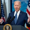 Tổng thống Mỹ Joe Biden phát biểu tại Washington, DC ngày 6/7/2021. (Ảnh: AFP/TTXVN) 