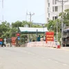 Một chốt kiểm soát dịch tại huyện Ninh Hải, Ninh Thuận. (Nguồn: tuoitre.vn) 
