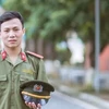 Trung úy Nguyễn Văn Chiến khi còn là sinh viên Học viện An ninh nhân dân. (Nguồn: cand.com.vn) 