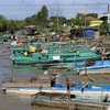 Phương tiện đánh bắt thủy sản ven bờ ở huyện Hòn Đất (Kiên Giang). (Ảnh: Lê Huy Hải/TTXVN) 