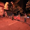 [Photo] Hà Nội tạm thời phong tỏa 2 tuyến phố ngay trong đêm