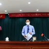 Tân Chủ tịch Ủy ban Nhân dân Thành phố Hồ Chí Minh Phan Văn Mãi tại buổi họp báo sau khi nhận nhiệm vụ mới. (Ảnh: Thanh Vũ/TTXVN) 