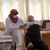 Tiêm vaccine ngừa COVID-19 tại Gaza, Palestine, ngày 28/2/2021. (Ảnh: THX/TTXVN) 