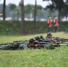 Đội tuyển quân đội các nước tiếp tục tranh tài nội dung Xạ thủ bắn tỉa