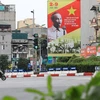 Đường phố Hà Nội trong ngày Quốc khánh. (Nguồn: TTXVN) 