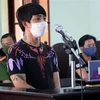 Bị cáo Phan Văn Tâm tại phiên tòa xét xử. (Ảnh: Công Thử/TTXVN) 