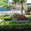 Độc đáo mô hình 'Công viên thắng tích xứ Thanh' trong trường học