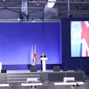 Thủ tướng Phạm Minh Chính phát biểu tại Hội nghị của Liên hợp quốc về biến đổi khí hậu (COP26). (Ảnh: Dương Giang/TTXVN) 