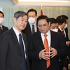 [Photo] Thủ tướng tiếp Chủ tịch Cơ quan hợp tác quốc tế Nhật Bản JICA