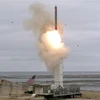 Một vụ thử tên lửa hành trình đất đối không tầm trung tại đảo San Nicolas, bang California (Mỹ). (Nguồn: AFP/TTXVN) 
