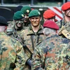 Binh sỹ Đức tham gia một cuộc huấn luyện tại Munster, miền Nam nước Đức. (Ảnh: AFP/TTXVN) 