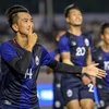 Các cầu thủ Campuchia. (Nguồn: goal.com) 