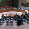 Toàn cảnh phiên họp của Hội đồng Bảo an Liên hợp quốc về Sudan với sự tham dự của đại diện Việt Nam. (Ảnh: Khắc Hiếu/TTXVN) 