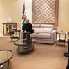 Bộ trưởng Quốc phòng Israel Benny Gantz trong cuộc gặp với Quốc vương Abdullah II của Jordan tại Amman. (Nguồn: jpost.com) 