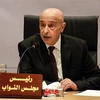 Chủ tịch Quốc hội Libya Aguila Saleh phát biểu tại một cuộc họp ở thành phố Benghazi. (Ảnh: AFP/TTXVN) 