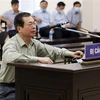 Bị cáo Vũ Huy Hoàng trong một phiên xét xử. (Ảnh: Phạm Kiên/TTXVN) 