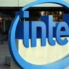 Biểu tượng Intel tại Santa Clara, bang California, Mỹ. (Ảnh: AFP/TTXVN) 