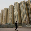 Các tòa nhà do Tập đoàn bất động sản Evergrande xây dựng tại Bắc Kinh, Trung Quốc, ngày 8/12/2021. (Ảnh: AFP/TTXVN) 